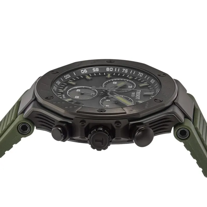 Tissot T-Race Sporty Chrono Green Men's Watch- T141.417.37.061.02